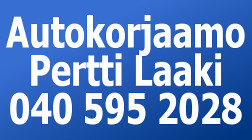 Autokorjaamo Pertti Laaki logo